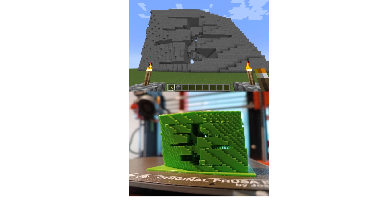 3D-print je eigen Minecraft huis